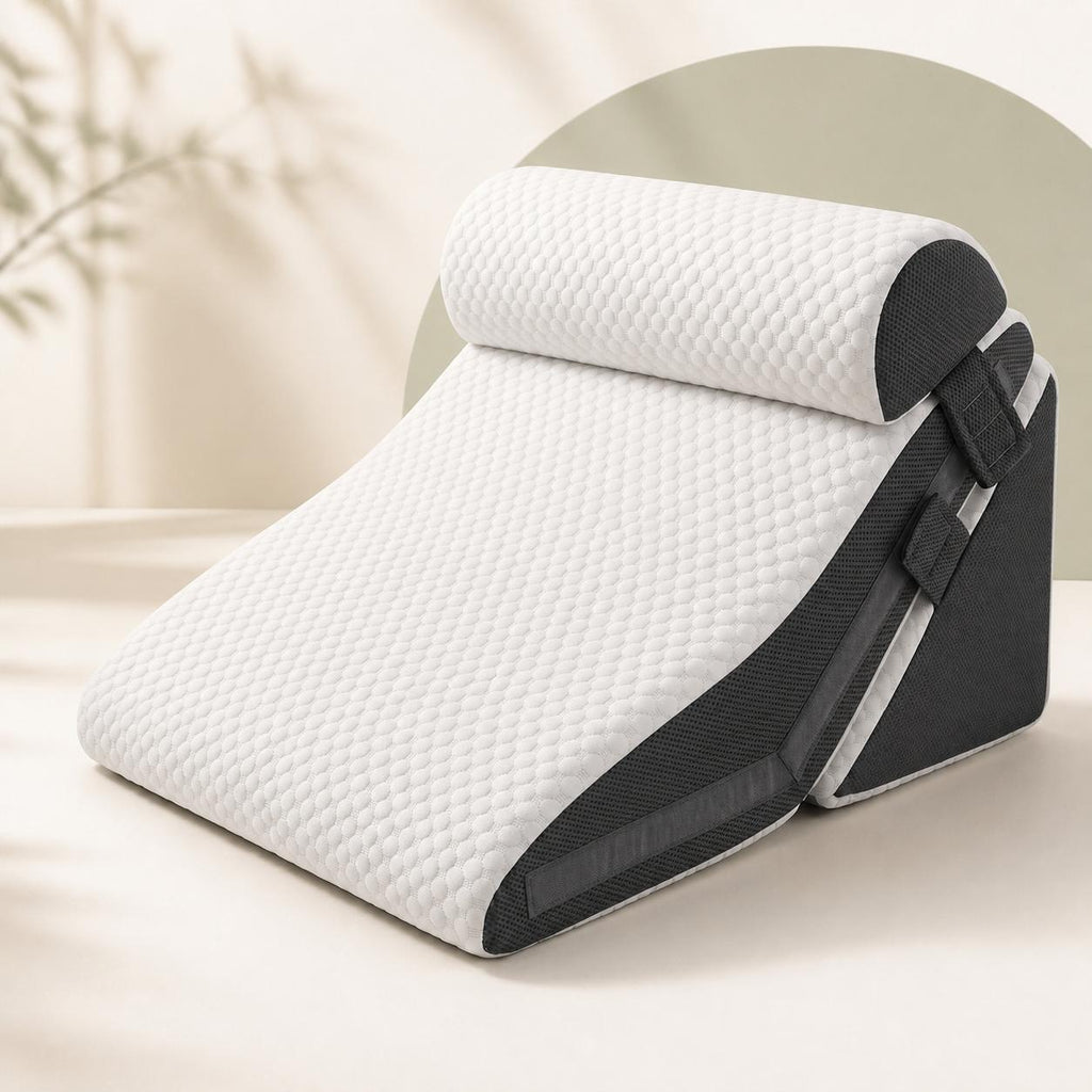 Somneva™ Incline Set — 3-Piece Bed Wedge Pillow System