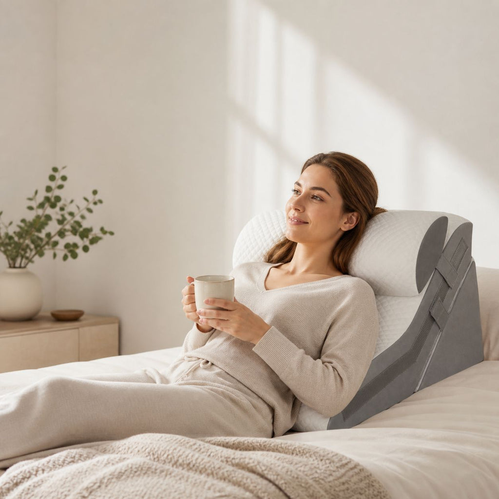 Somneva™ Incline Set — 3-Piece Bed Wedge Pillow System
