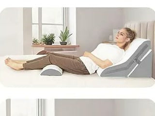 Full incline position with the original wedge pillow
