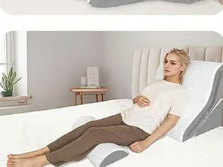 Seated support position with the original wedge pillow