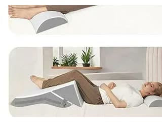 Reading upright position with the original wedge pillow