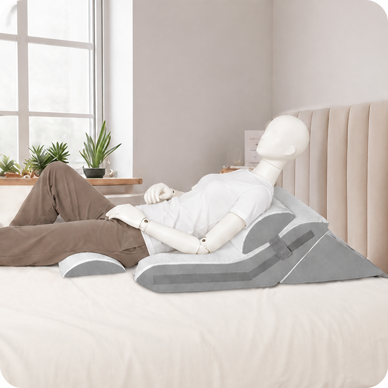 Upright Rest & Leg Support